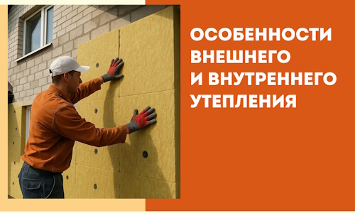 Какие особенности внешнего и внутреннего утепления в Верхней Пышме