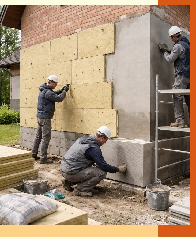 Утепление частного дома в Верхней Пышме под ключ от 7695 руб/м2 — недорого | ТепломастерВрх