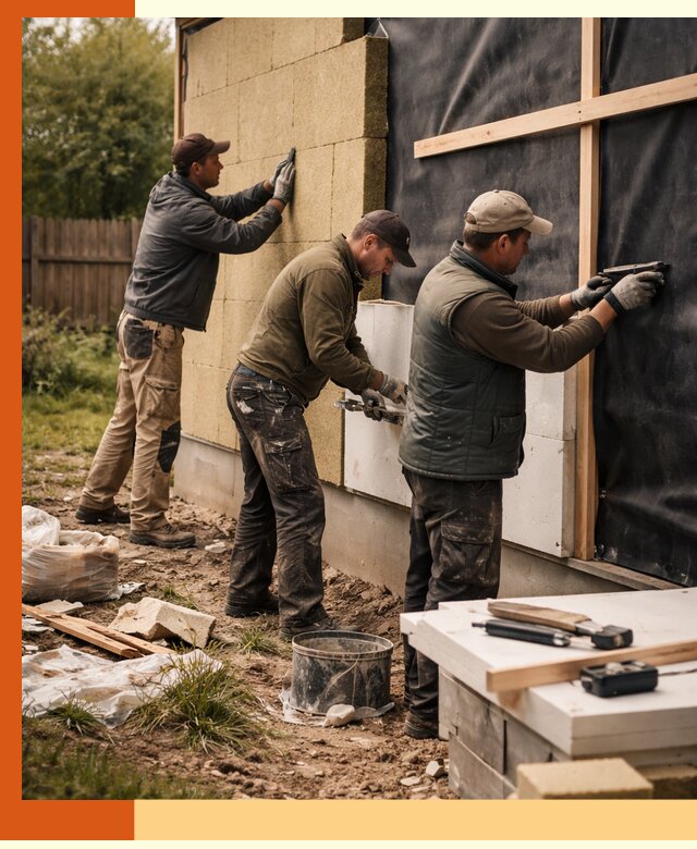Утепление дачного дома под ключ в Верхней Пышме