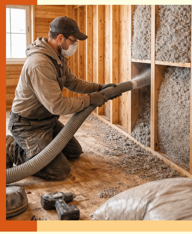 Утепление дачного дома эковатой в Верхней Пышме — быстро и надёжно