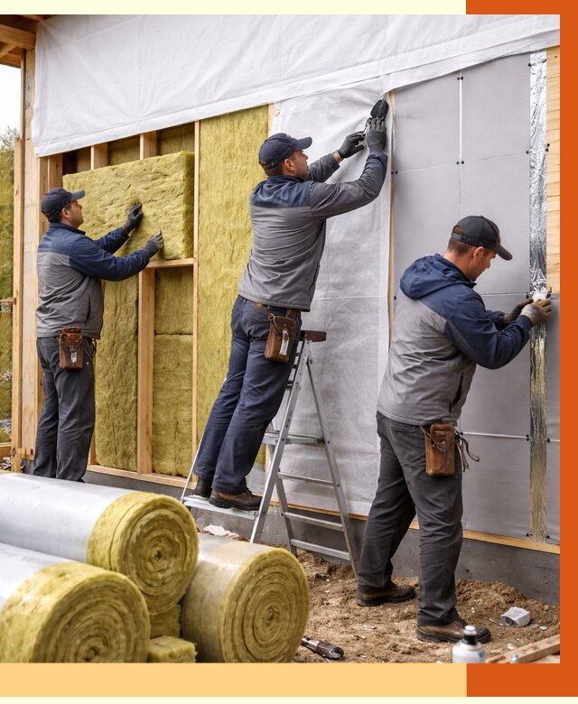 Утепление каркасного дома в Верхней Пышме от 4309 руб./м2 — профессионально | ТепломастерВрх