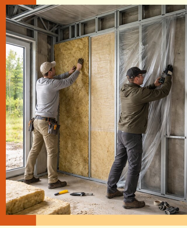 Утепление дома из ЛСТК в Верхней Пышме с гарантией качества и эффективности