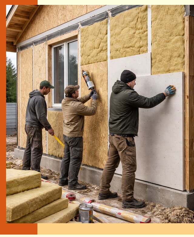 Профессиональное утепление дома из SIP-панелей в Верхней Пышме