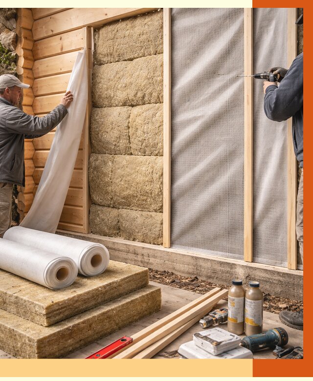 Утепление дома из минибруса в Верхней Пышме от 4617 руб/м2 — заказать профессионально | ТепломастерВрх