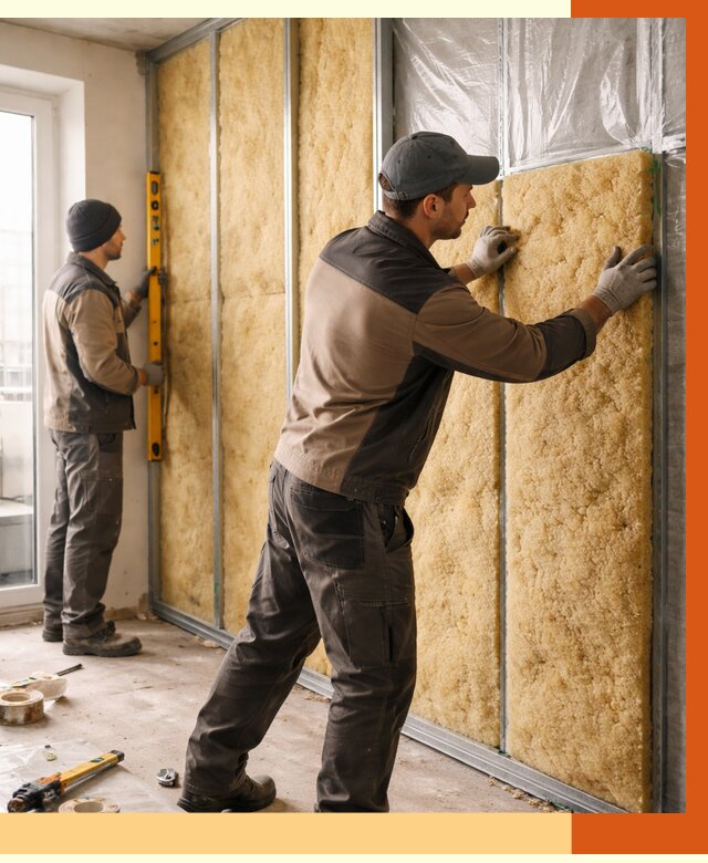 Утепление квартиры изнутри в Верхней Пышме от 4463 руб. за м2 | Проф. работы ТепломастерВрх