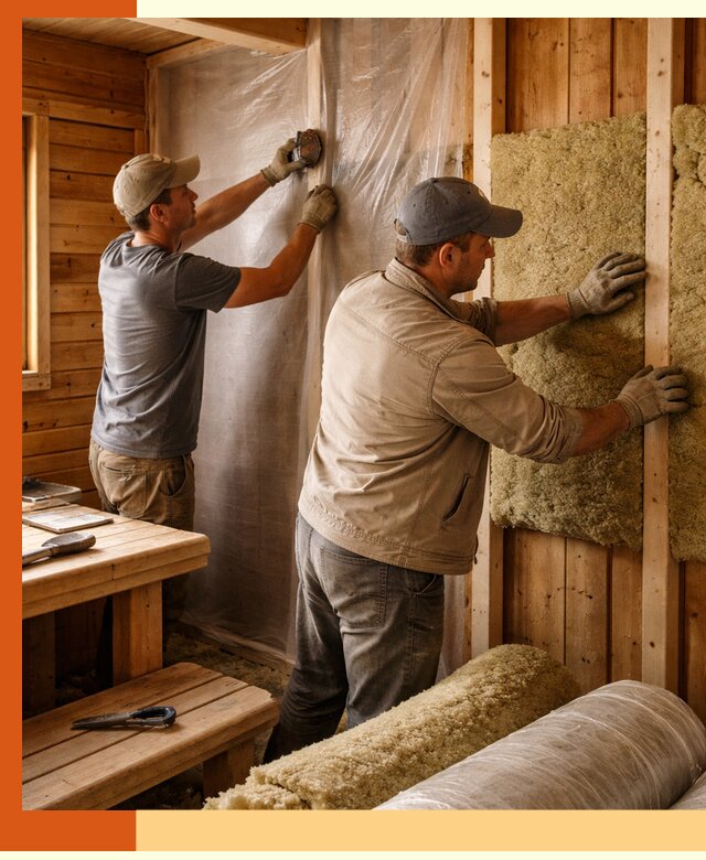 Утепление бани изнутри в Верхней Пышме качественно и недорого