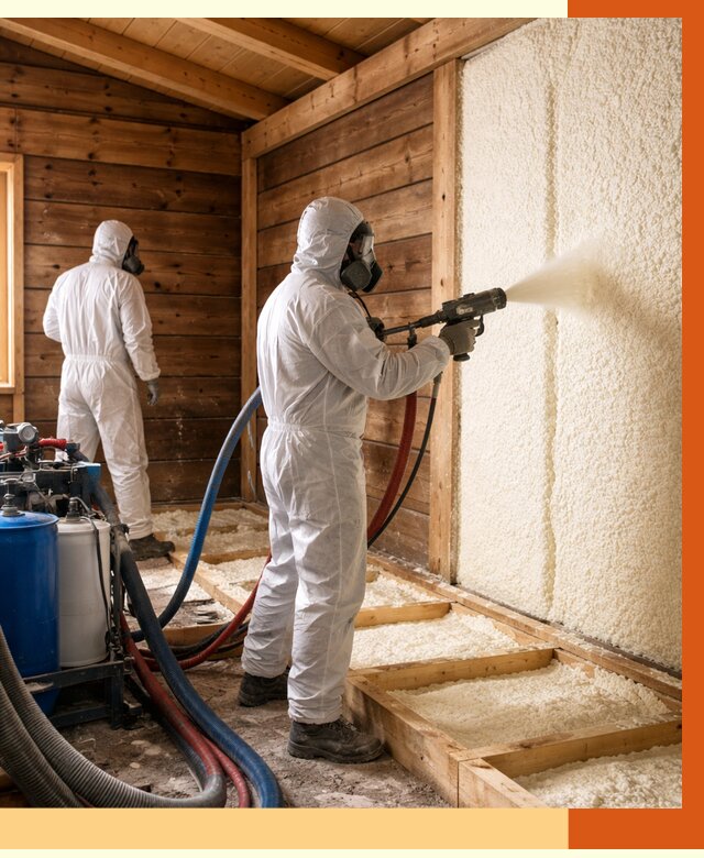 Утепление бани ппу в Верхней Пышме под ключ от 4309 руб./м2 | ТепломастерВрх - напыление и монтаж ппу