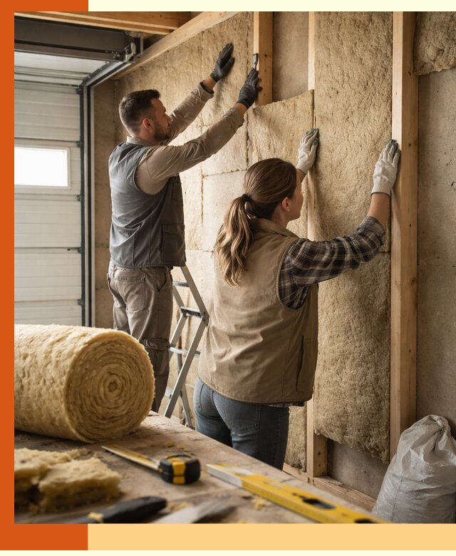 Утепление гаража изнутри в Верхней Пышме: быстро и надежно