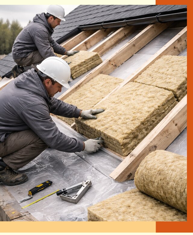 Утепление крыши в Верхней Пышме от 1898 руб./м2 — комплексное утепление кровли | ТепломастерВрх