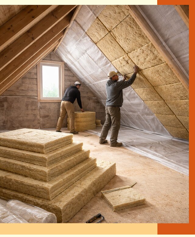 Утепление мансарды в Верхней Пышме от 2565 руб/м2 — комплексно и под ключ | ТепломастерВрх