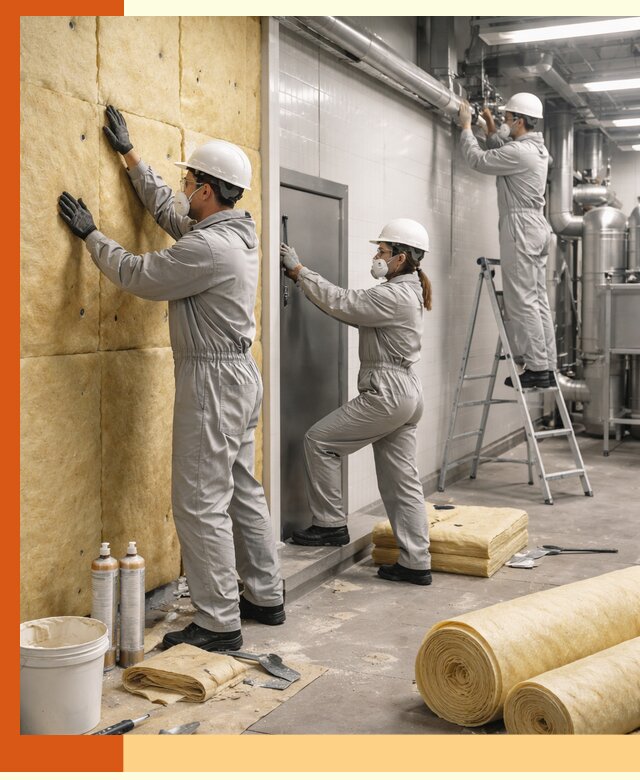 Утепление пищевого цеха под ключ в Верхней Пышме