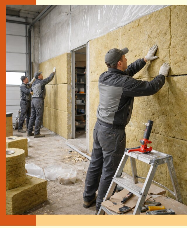 Утепление автосервиса и мастерских в Верхней Пышме качественно и надёжно