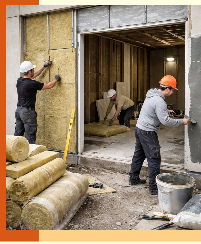 Утепление торгового павильона в Верхней Пышме — качественно и энергоэффективно