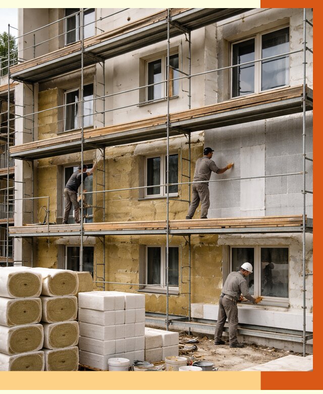 Утепление гостиницы в Верхней Пышме от 7387 руб./м2 — комплексно, ППУ, под ключ | ТепломастерВрх