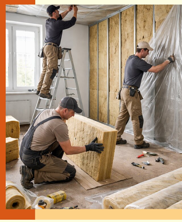 Утепление офисных помещений под ключ в Верхней Пышме