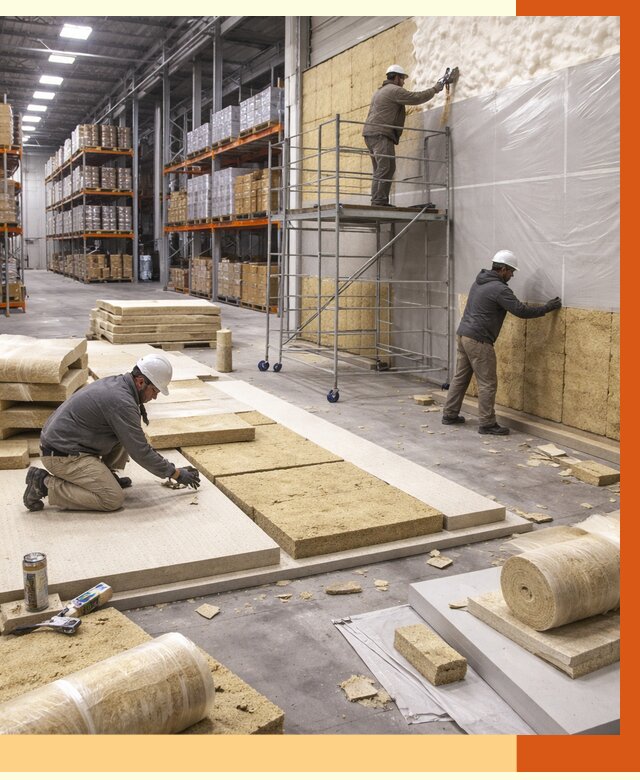 Утепление складского терминала в Верхней Пышме от 7695 руб./м² под ключ | ТепломастерВрх