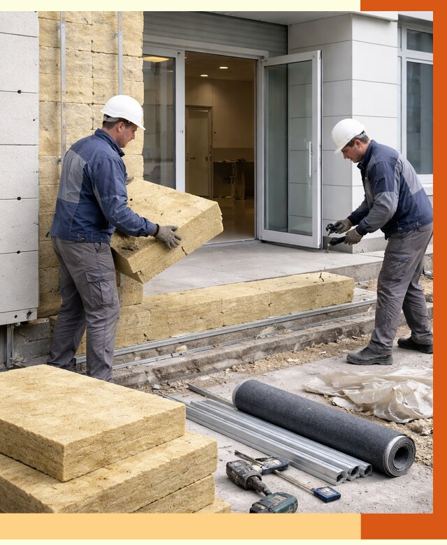 Утепление медицинского центра в Верхней Пышме под ключ от 12825 руб./м² | ТепломастерВрх