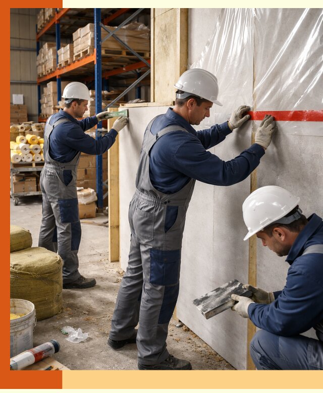 Утепление теплого склада под ключ в Верхней Пышме