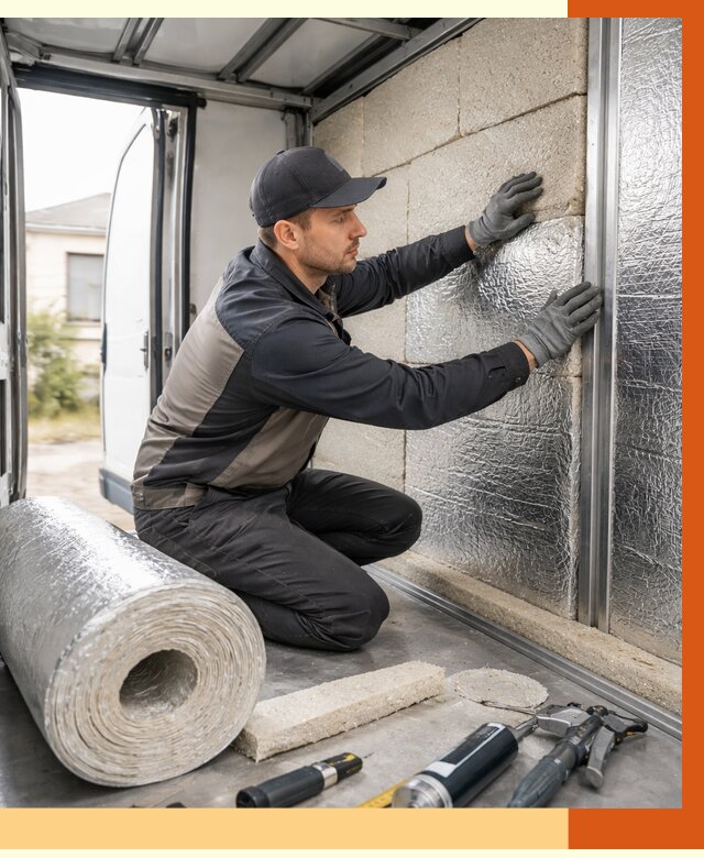 Утепление фургона рефрижератора в Верхней Пышме от 12825 руб./м² под ключ | ТепломастерВрх