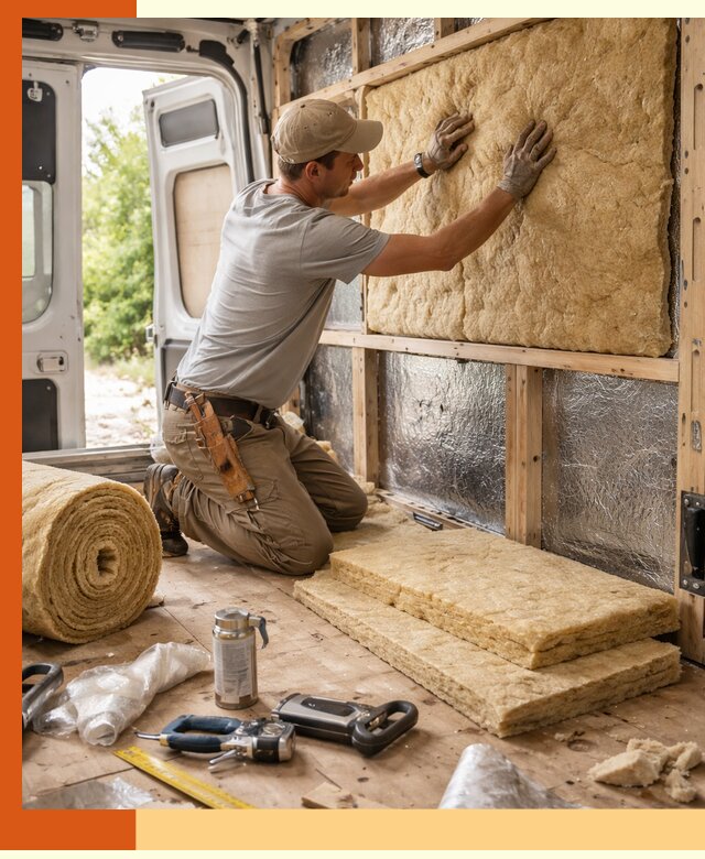 Утепление кемпера под ключ в Верхней Пышме с гарантией качества