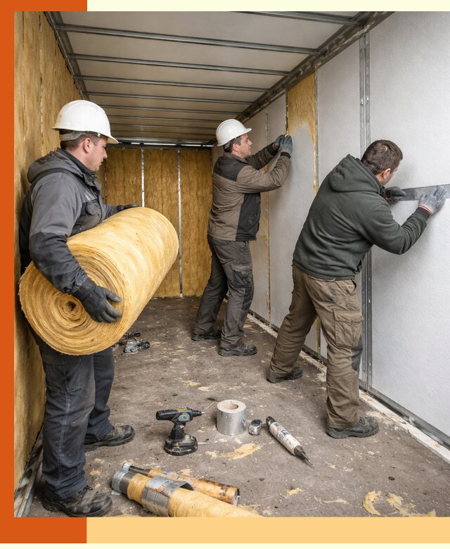 Утепление рефрижераторного контейнера в Верхней Пышме профессионально и надежно