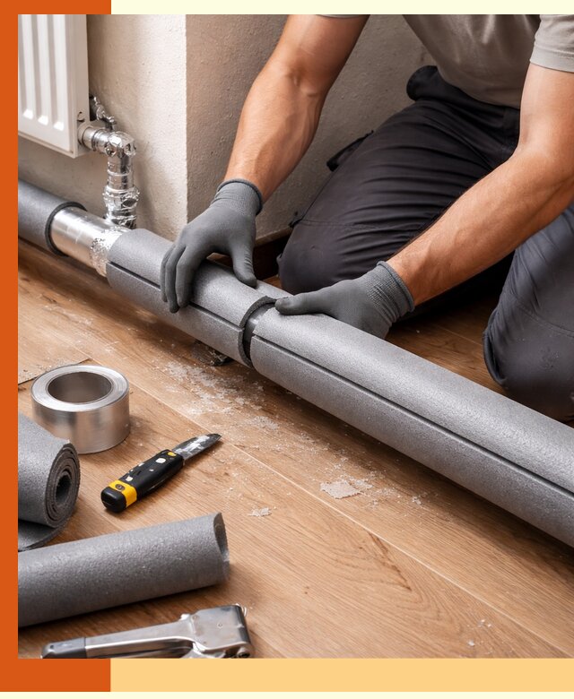 Утепление труб отопления в Верхней Пышме: теплоизоляция и защита сети