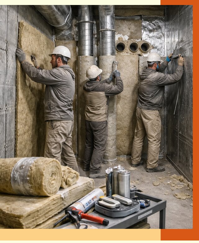 Утепление венткамеры в Верхней Пышме под ключ от 1488 руб. — профессионально | ТепломастерВрх