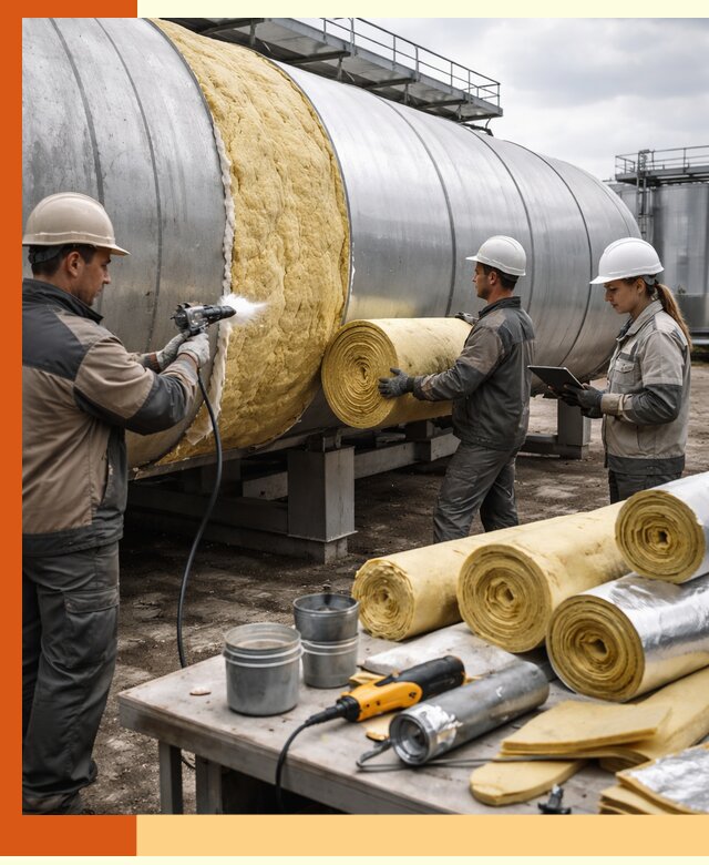 Утепление цистерны в Верхней Пышме — утеплители и монтаж под ключ
