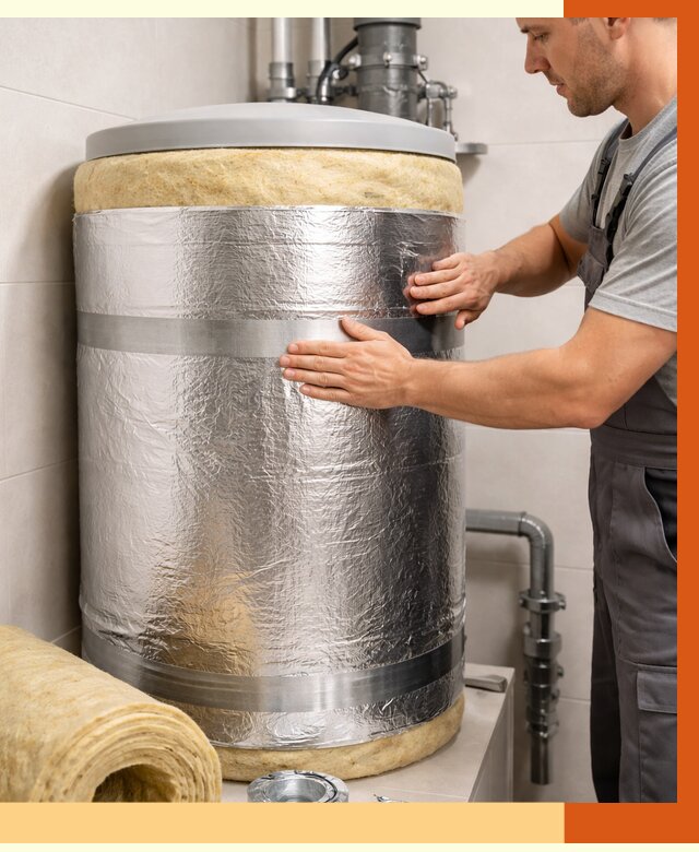 Утепление бойлера в Верхней Пышме от 4617 руб. под ключ | Утепление ППУ | ТепломастерВрх