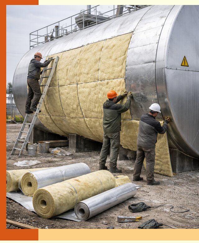 Утепление резервуаров с топливом в Верхней Пышме надежно и экономично