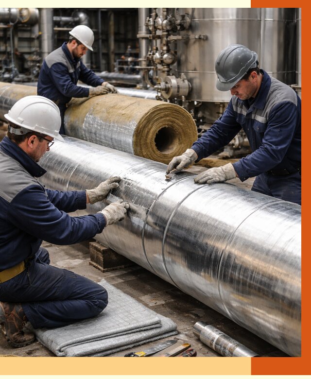 Утепление технологического оборудования в Верхней Пышме от 4309 руб. за м2 | ТепломастерВрх