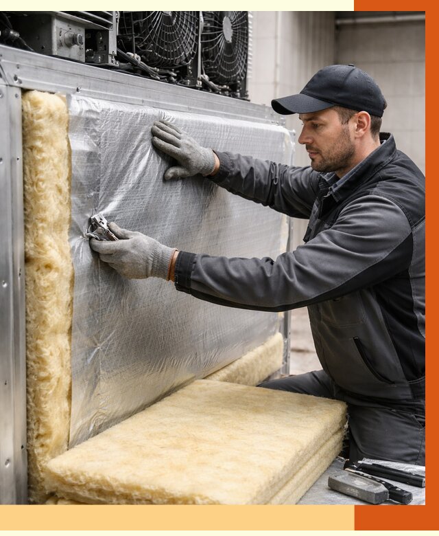 Утепление холодильного агрегата в Верхней Пышме от 8721 руб. под ключ | ТепломастерВрх