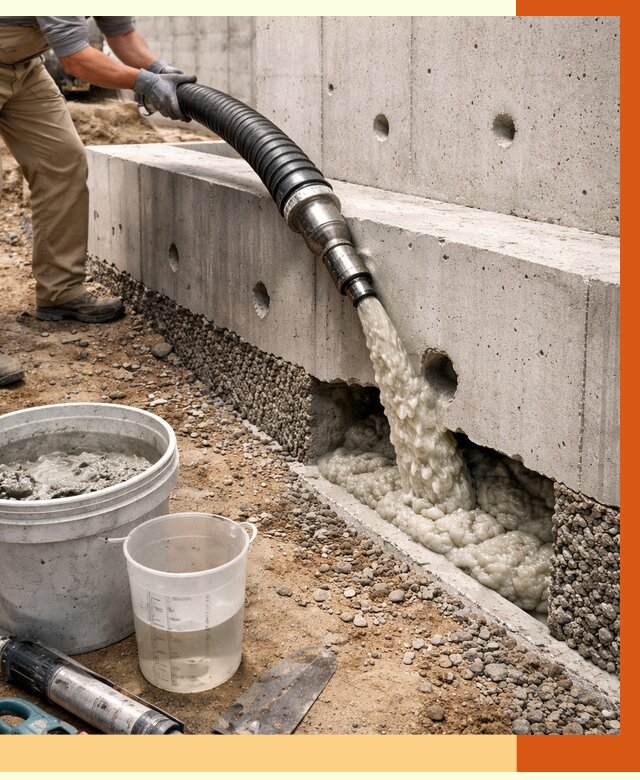 Заполнение полостей фундамента в Верхней Пышме от 6977 руб. под ключ | ТепломастерВрх