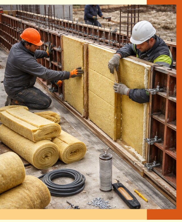 Теплоизоляция опалубки в Верхней Пышме от 7387 руб. за м2 — услуги и монтаж | ТепломастерВрх