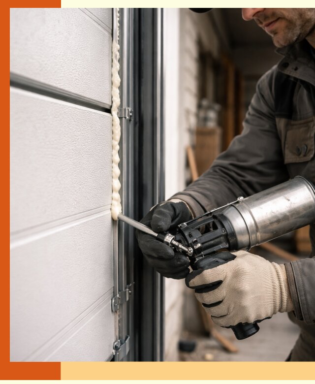 Заполнение пустот ворот в Верхней Пышме профессионально и герметично