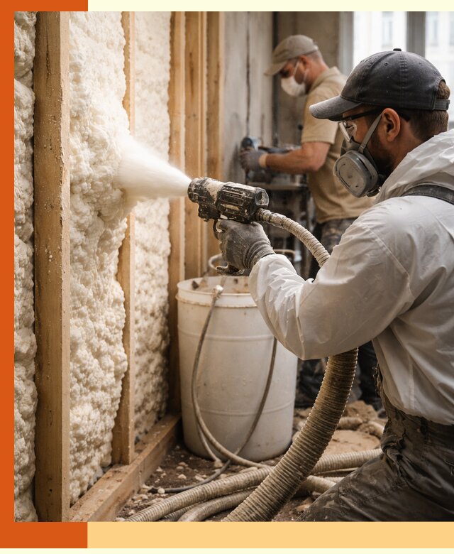 Утепление пеноизолом жилых и коммерческих объектов в Верхней Пышме