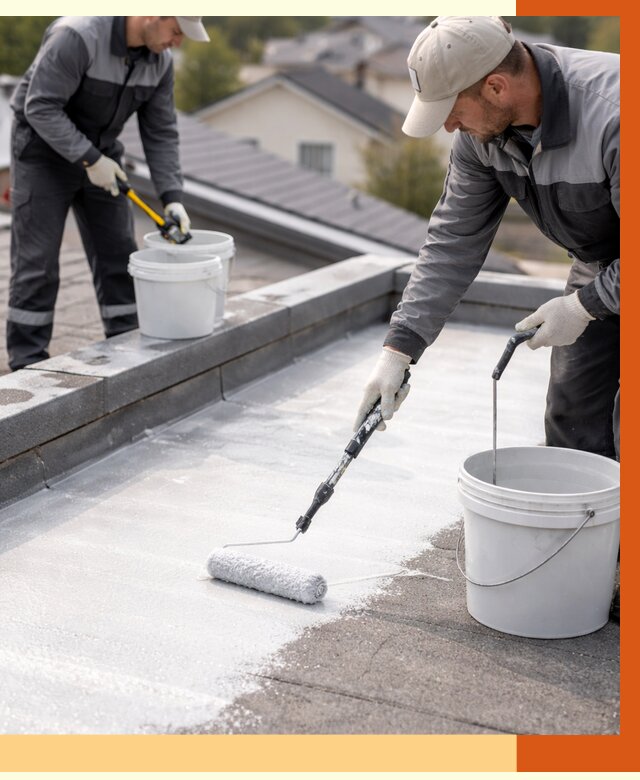 Утепление кровли жидкой теплоизоляцией в Верхней Пышме от 2206 руб./м2 | ТепломастерВрх