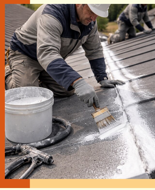 Утепление кровли жидкой теплоизоляцией в Верхней Пышме