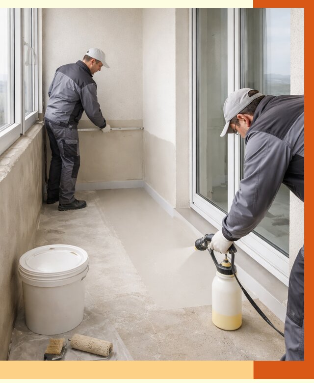 Утепление балкона жидкой теплоизоляцией в Верхней Пышме от 5900 руб./м2 | ТепломастерВрх