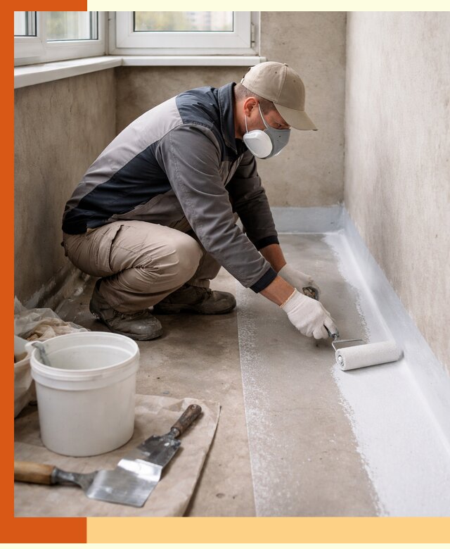 Утепление балкона жидкой теплоизоляцией в Верхней Пышме