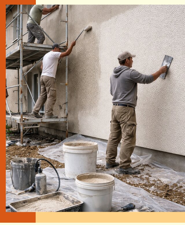 Утепление фасада жидкой пробкой в Верхней Пышме