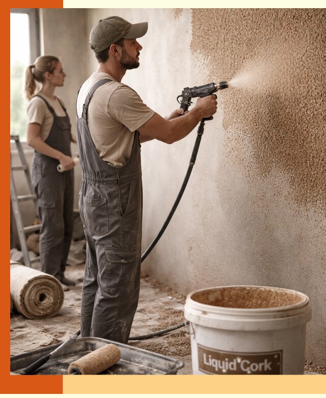 Утепление стен жидкой пробкой в Верхней Пышме эффективное и долговечное