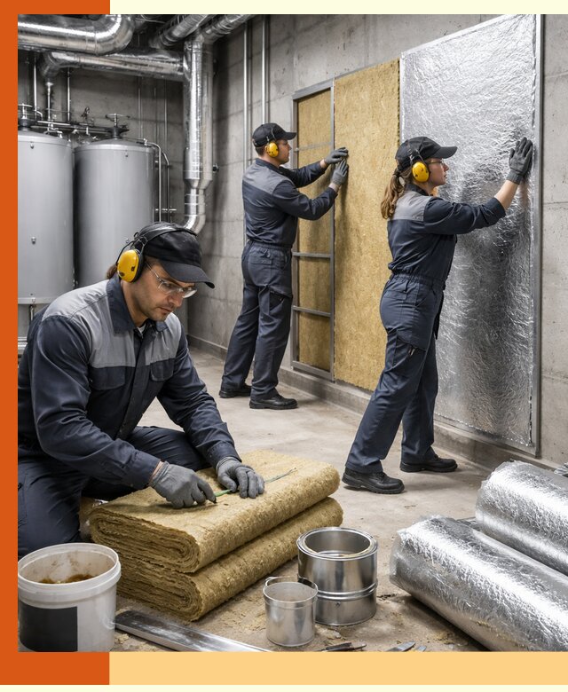 Шумоизоляция котельной в Верхней Пышме: профессиональный монтаж и материалы