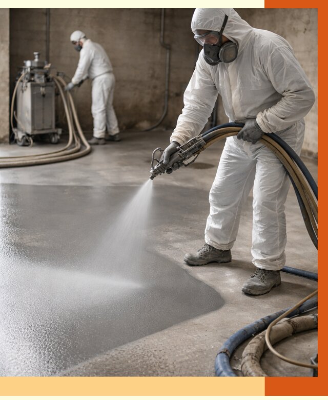 Гидроизоляция полимочевиной в Верхней Пышме от 8721 руб/м² — напыление полимерной гидроизоляции | ТепломастерВрх