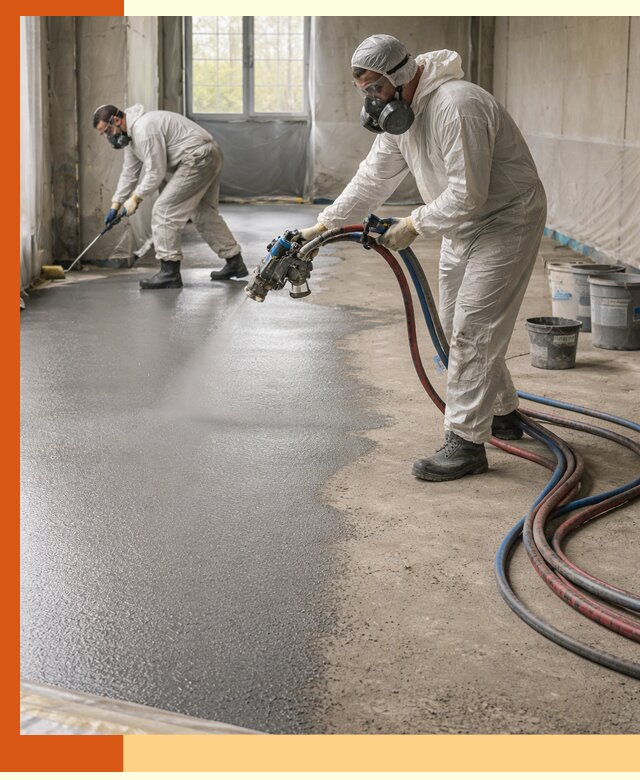 Гидроизоляция полимочевиной полов и конструкций в Верхней Пышме