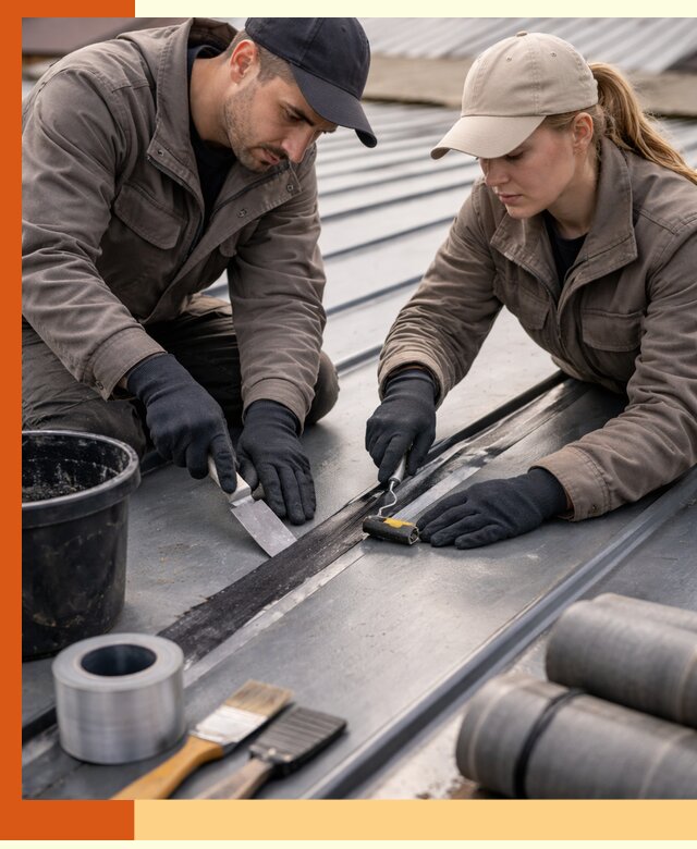 Гидроизоляция фальцевой кровли в Верхней Пышме качественно и надежно