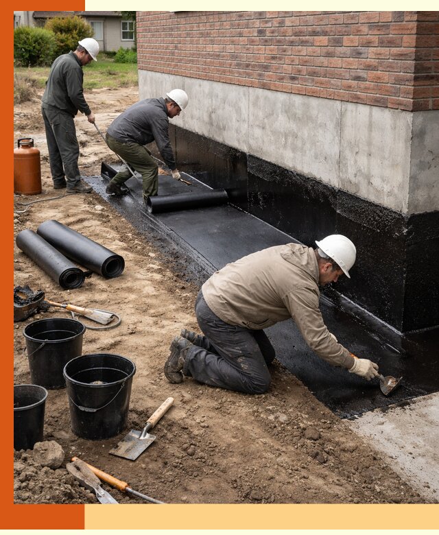 Гидроизоляция фундамента в Верхней Пышме: надежная защита строений