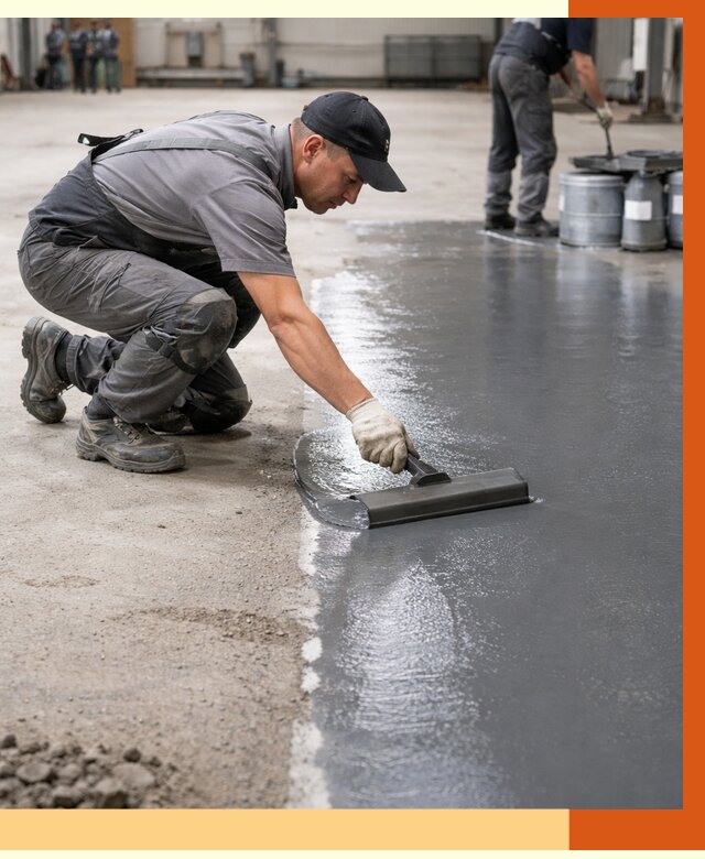 Гидроизоляция промышленного пола в Верхней Пышме от 1231 руб./м2 — ТепломастерВрх специалисты под ключ