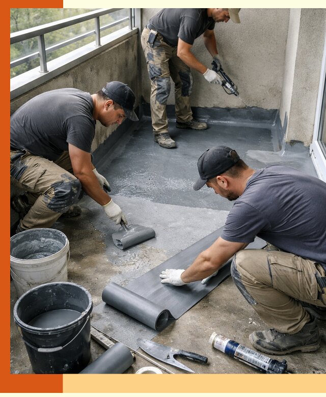 Гидроизоляция балкона в Верхней Пышме: надежная защита от протечек