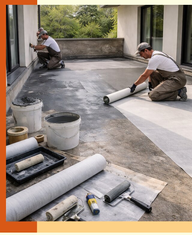 Гидроизоляция террасы в Верхней Пышме — надежная защита от влаги и протечек